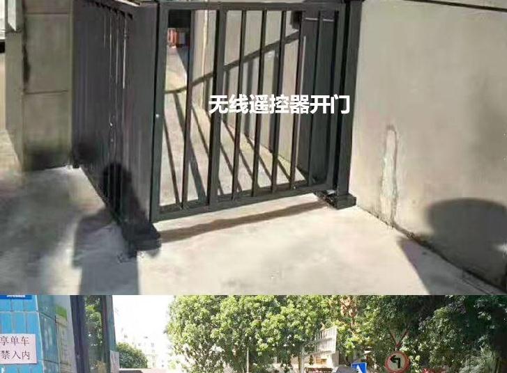 广告栅栏平开门