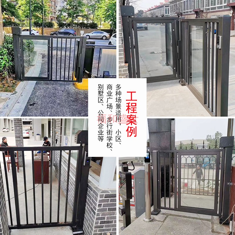 广告栅栏平开门